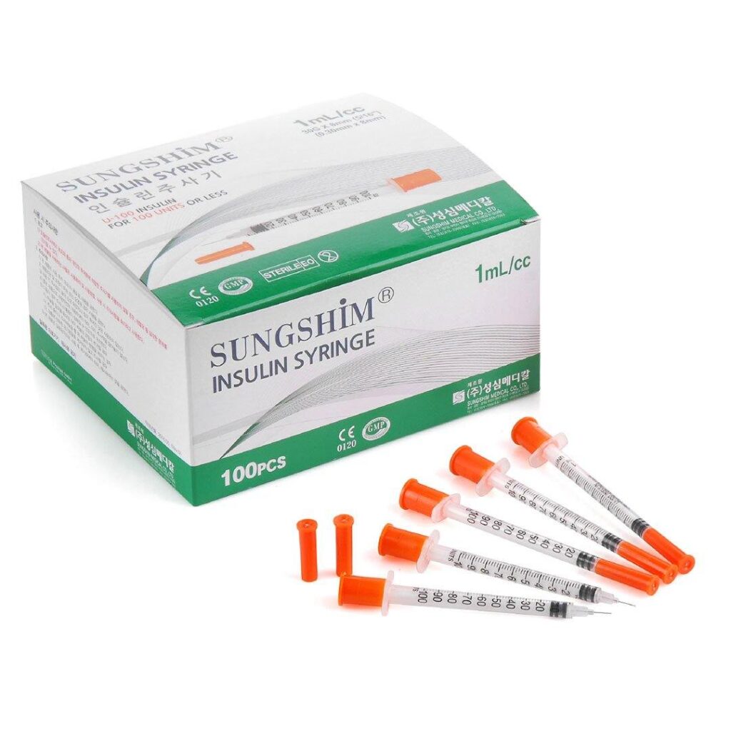 Insulin Syringe 1ml 100ea Celestapro 