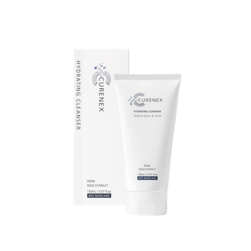 alt="Curenex Hydrating Cleanser front view with PDRN and hyaluronic acid"